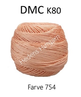 DMC K80 farve 754 Mørk laks